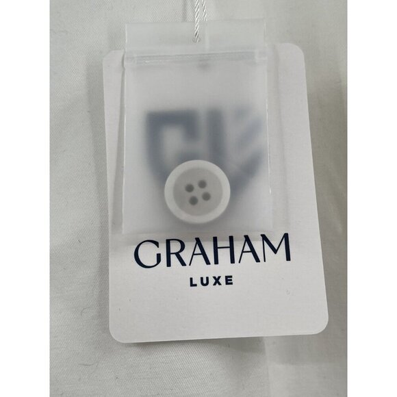 Graham Luxe Mens White Slim Fit Pants‎ 38x30 Golf Pants - Picture 10 of 11